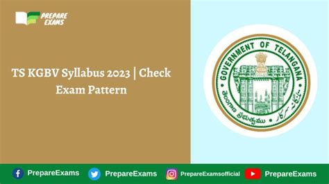 ts kgbv 2024|TS KGBV Syllabus 2024 & Exam Pattern PDF Download .